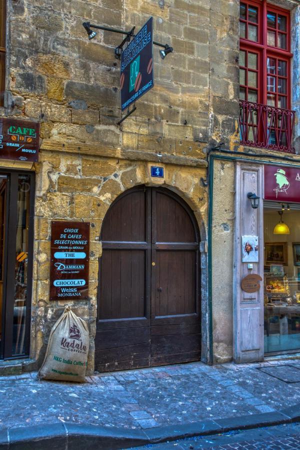 Les Flamboyants Lägenhet Sarlat-la-Canéda Exteriör bild