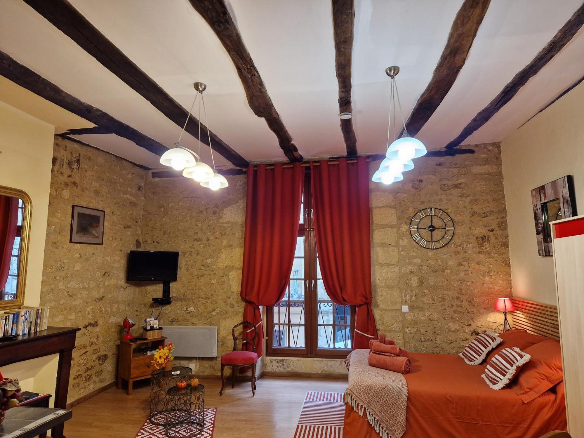 Les Flamboyants Lägenhet Sarlat-la-Canéda Exteriör bild